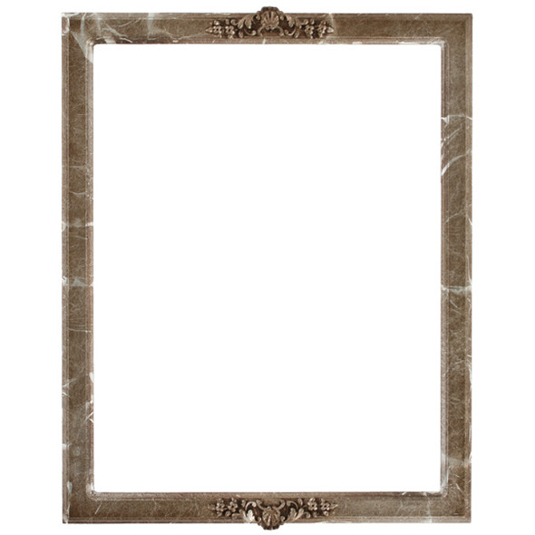 Athena Rectangle Frame # 811 - Champagne Silver