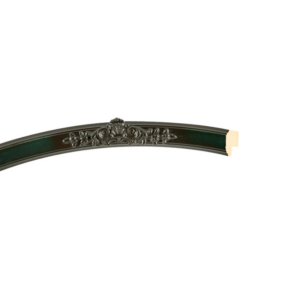 Athena Rectangle Frame # 811 Arc Sample - Hunter Green