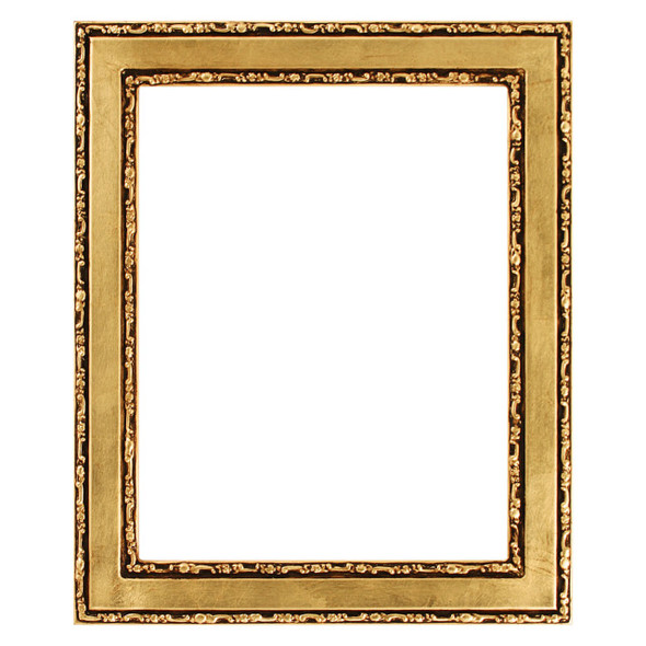 Monticello Rectangle Frame # 822 - Gold Leaf