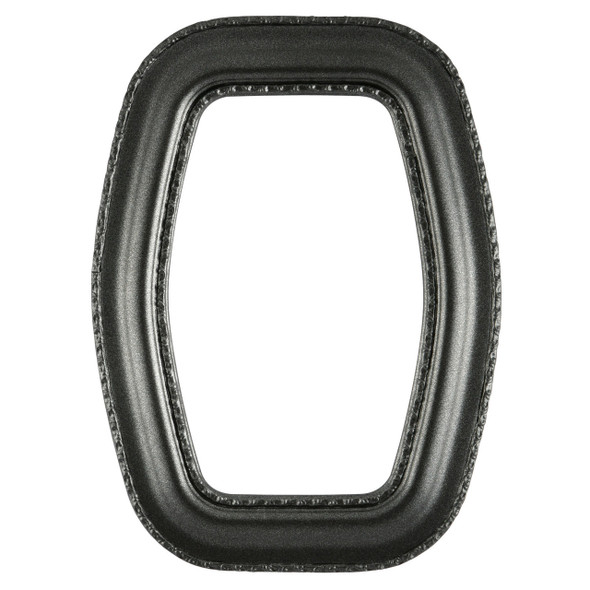 Somerset Hexagon Frame #452 - Black Silver