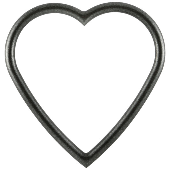 Pasadena Heart Frame - #250 Black Silver