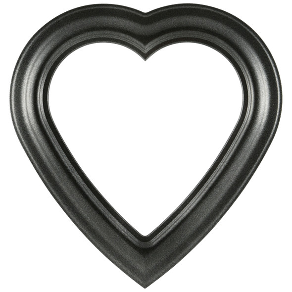 Lancaster Heart Frame - #450 - Black Silver