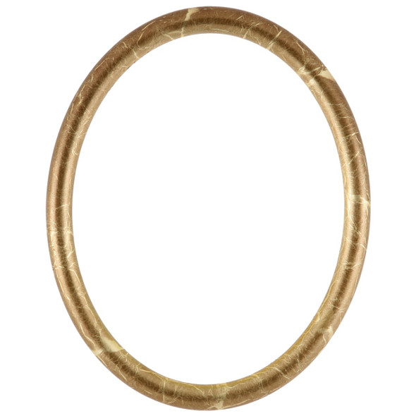 Pasadena Oval Frame # 250 - Champagne Gold