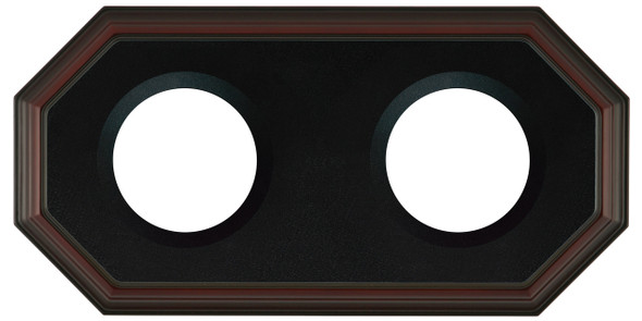 Double Plate Frame - #352 - Rosewoood with Black Velvet