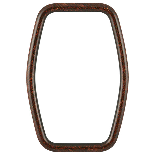 Pasadena Hexagon Frame - #250 - Vintage Walnut