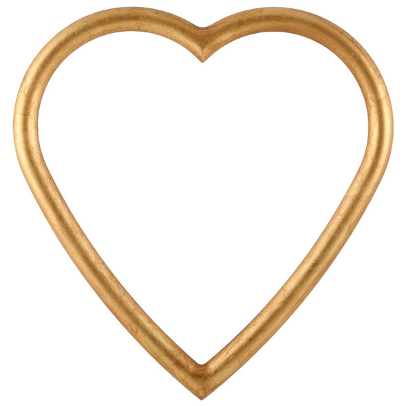 Pasadena Heart Frame - #250 - Gold Leaf