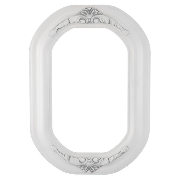 Winchester Octagon Frame #451 - Linen White