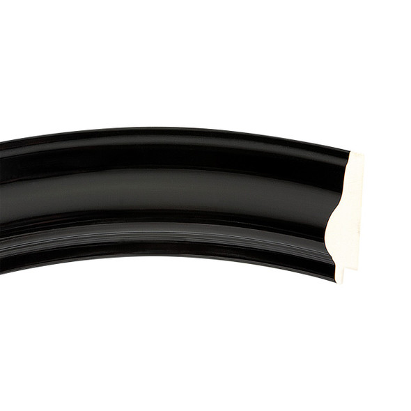 Lancaster Oval Frame # 450 Arc Sample - Gloss Black