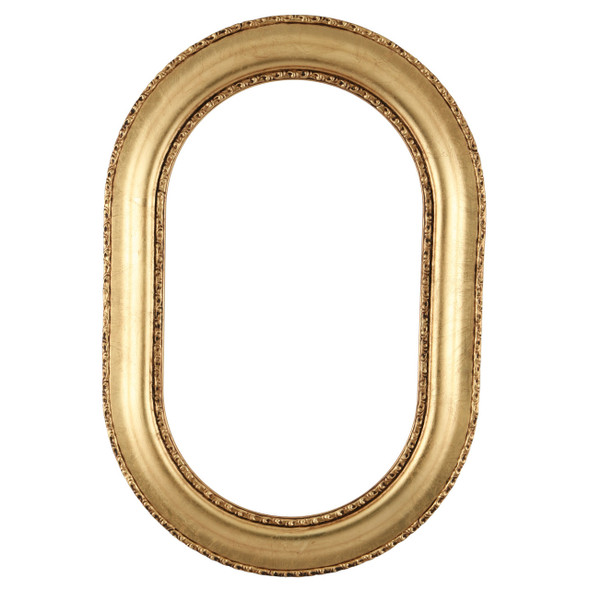 Somerset Oblong Frame #452 - Gold Leaf