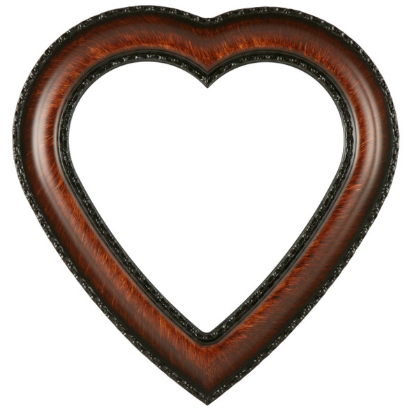 Somerset Heart Frame #452 - Vintage Walnut