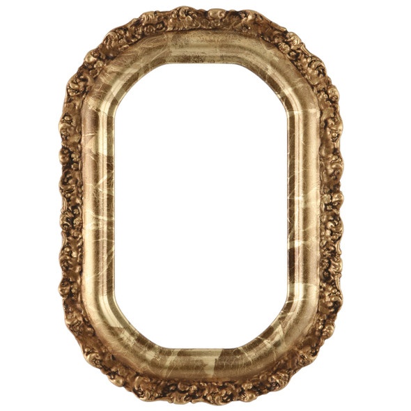 Venice Octagon Frame #454 - Champagne Gold