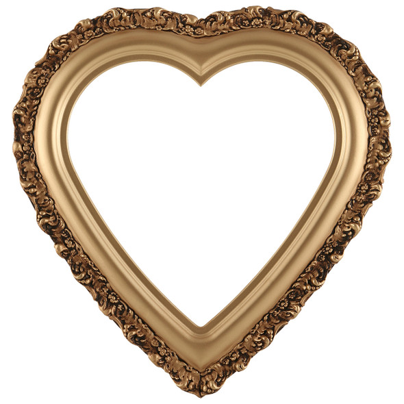 Venice Heart Frame #454 - Gold Spray