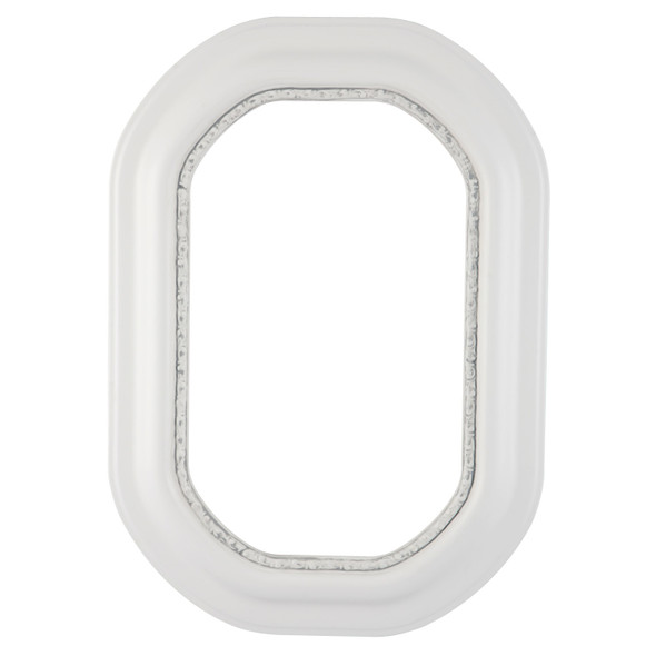 Chicago Octagon Frame #456 - Linen White