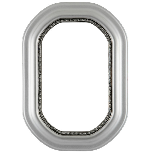 Chicago Octagon Frame #456 - Silver Spray