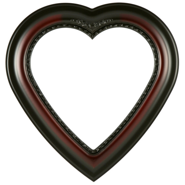 Boston Heart Frame #457 - Rosewood