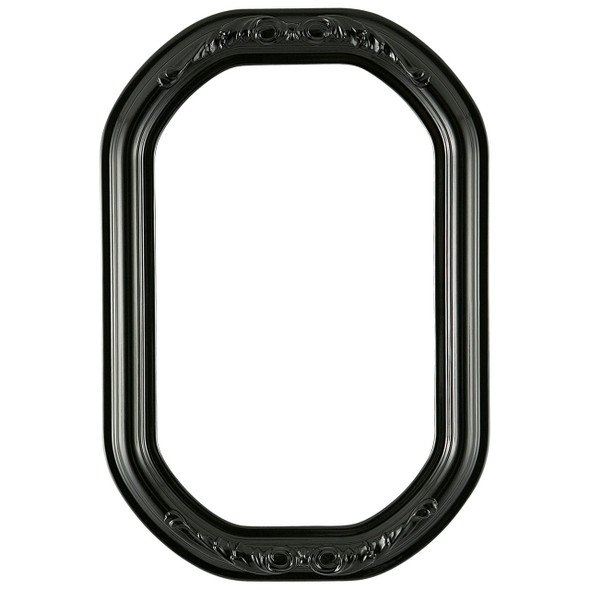 Florence Octagon Frame #461 - Gloss Black