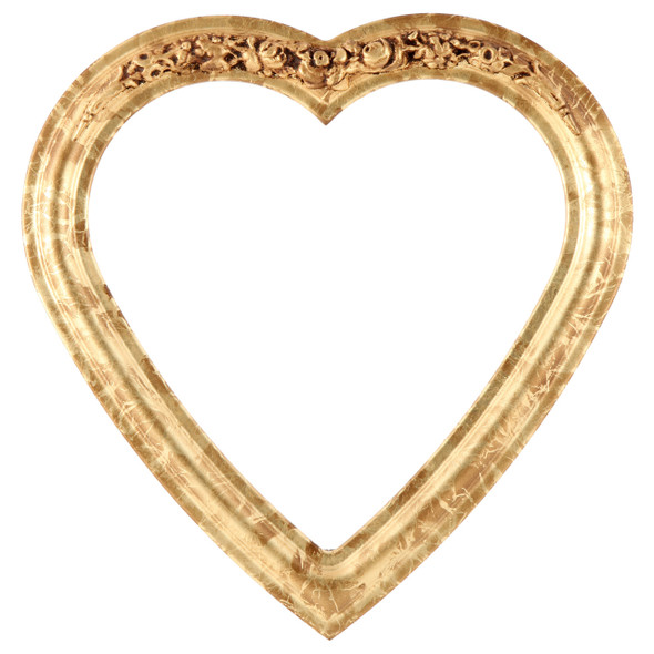 Florence Heart Frame #461 - Champagne Gold