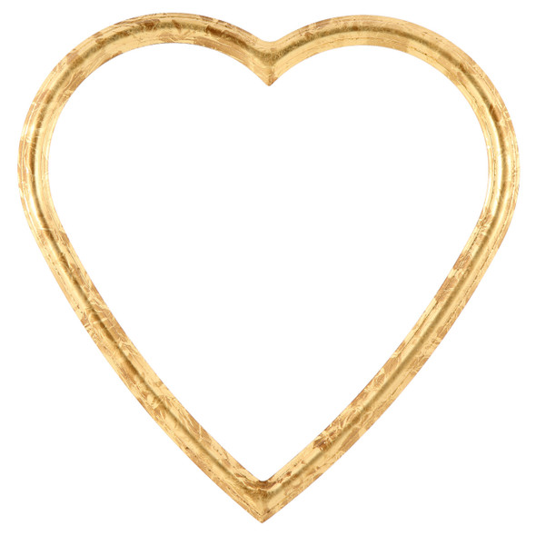 Saratoga Heart Frame #550 - Champagne Gold