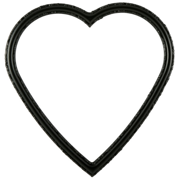 Virginia Heart Frame #553 - Matte Black