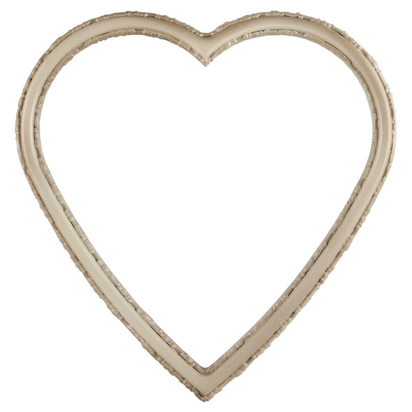 Virginia Heart Frame #553 - Taupe