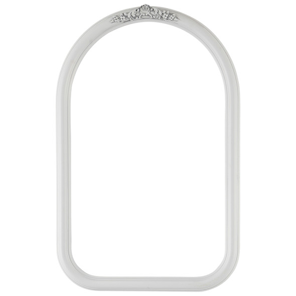 Contessa Cathedral Frame #554 - Linen White