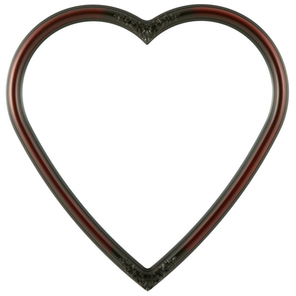 Contessa Heart Frame #554 - Rosewood