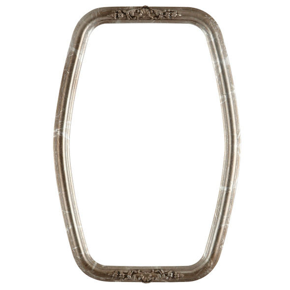 Contessa Hexagon Frame #554 - Champagne Silver