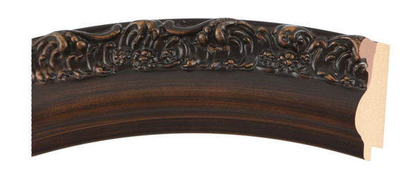 Venice Oval Frame #454 Arc Sample - Rubbed Bronze