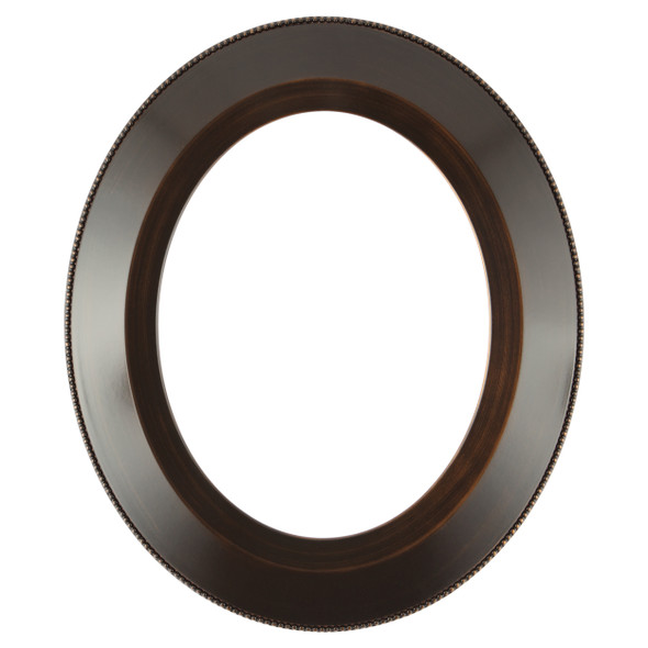 Lombardia Oval Frame #486 - Rubbed Bronze