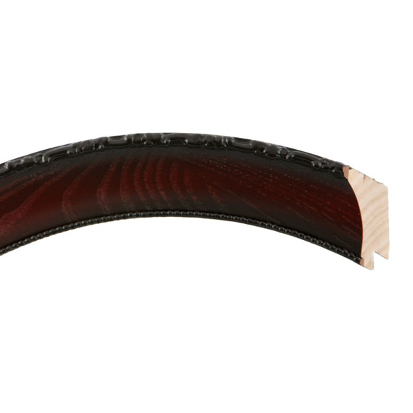 Brookline Oval Frame # 101 Arc Sample - Rosewood