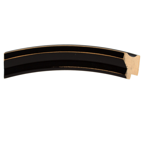 Newport Cross Section Rubbed Black Finish