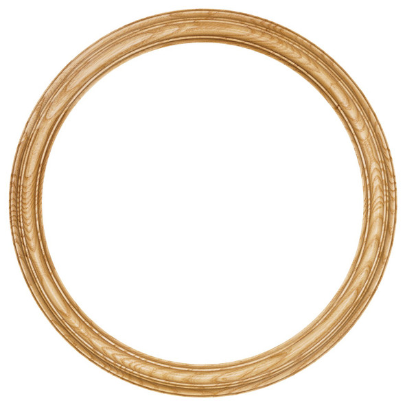 Melbourne Round Frame # 300 - Honey Oak