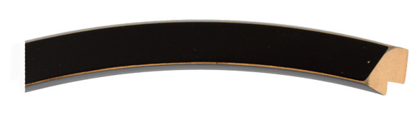 Regatta Round Frame # 423 Arc Sample - Rubbed Black