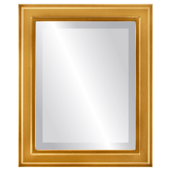 Wright Beveled Rectangle Mirror Frame in Desert Gold