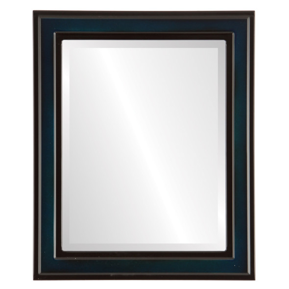 Wright Beveled Rectangle Mirror Frame in Royal Blue