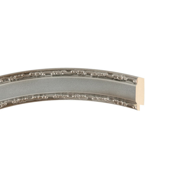 Monticello Cross Section Silver Shade Finish