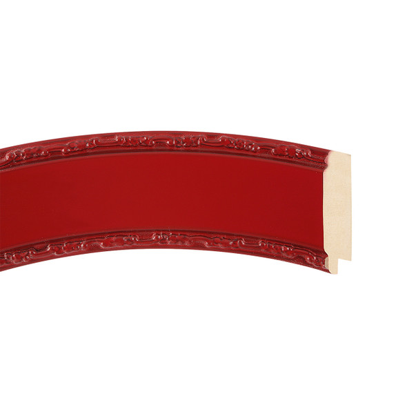 Paris Cross Section Holiday Red Finish