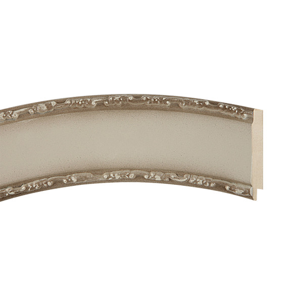 Paris Cross Section Taupe Finish