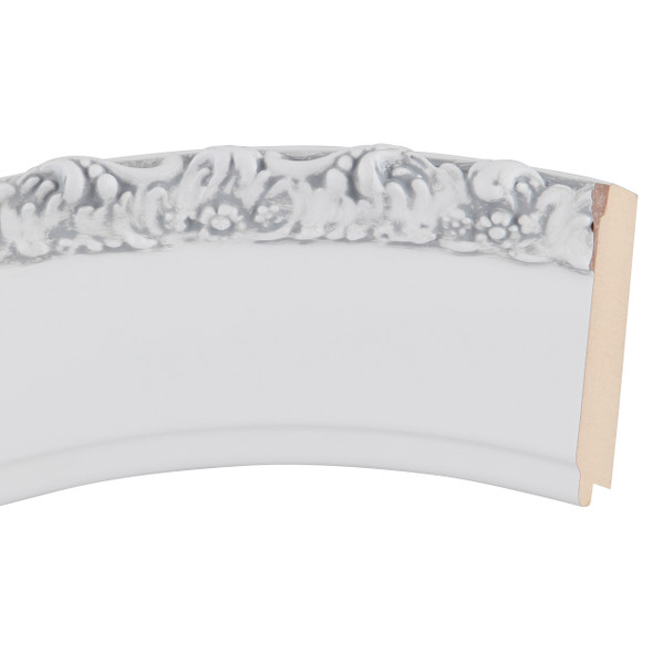 Williamsburg Beveled Beveled Round Mirror Arc Sample - Linen Linen