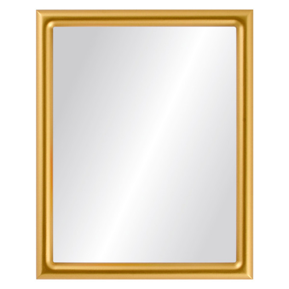 Pasadena Flat Rectangle Mirror Frame in Gold Spray