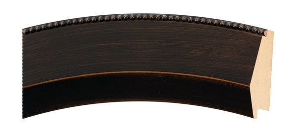 Lombardia Round Frame #486  Arc Sample -  Rubbed Bronze