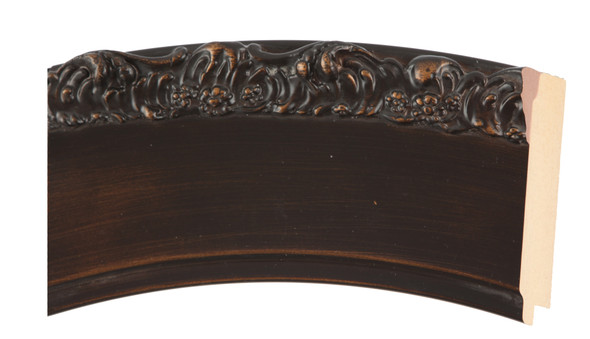 Williamsburg Round Frame #844  Arc Sample -  Rubbed Bronze