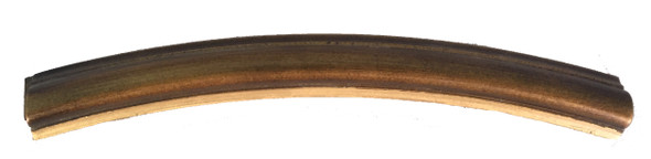 Hamilton Oval Frame # 551 Arc Sample - Rubbed Bronze with Gold Lip
