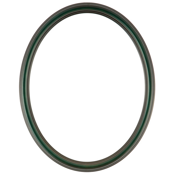 Saratoga Oval Frame # 550 - Hunter Green