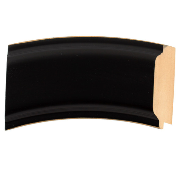 Marquis Oval Frame # 796 Arc Sample - Rubbed Black