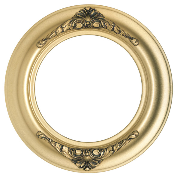 Winchester Round Picture Frame - Gold Spray