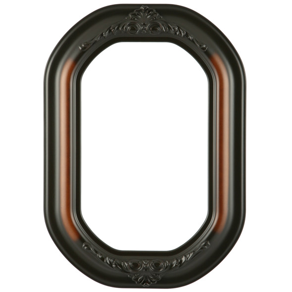 Winchester Octagon Picture Frame - Walnut