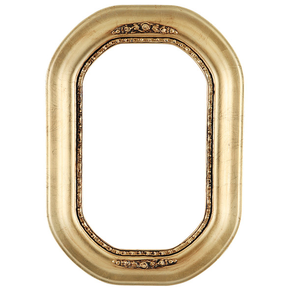 Boston Octagon Picture Frame - Champagne Gold |Victorian Frames