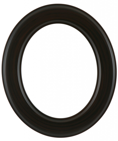 Marquis Oval Frame # 796 - Black Walnut