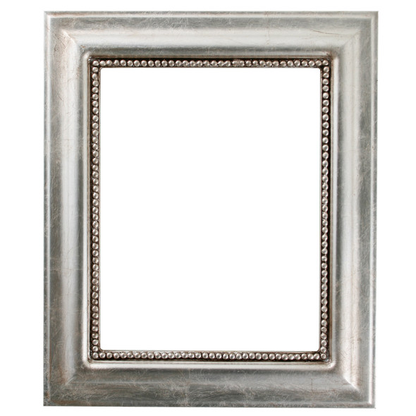 Heritage Rectangle Picture Frame - Silver Leaf Black |Victorian Frames